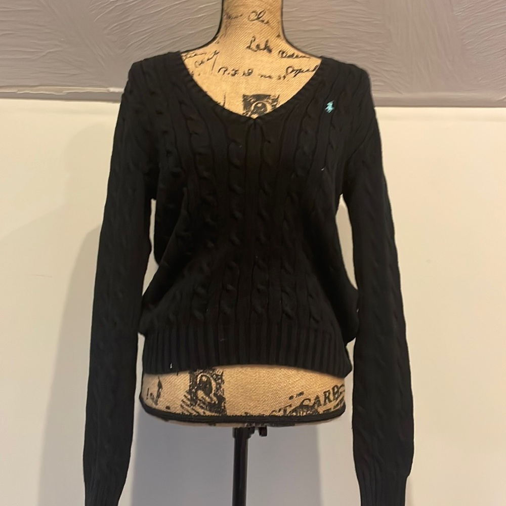 Black Ralph Lauren Sport Sweater